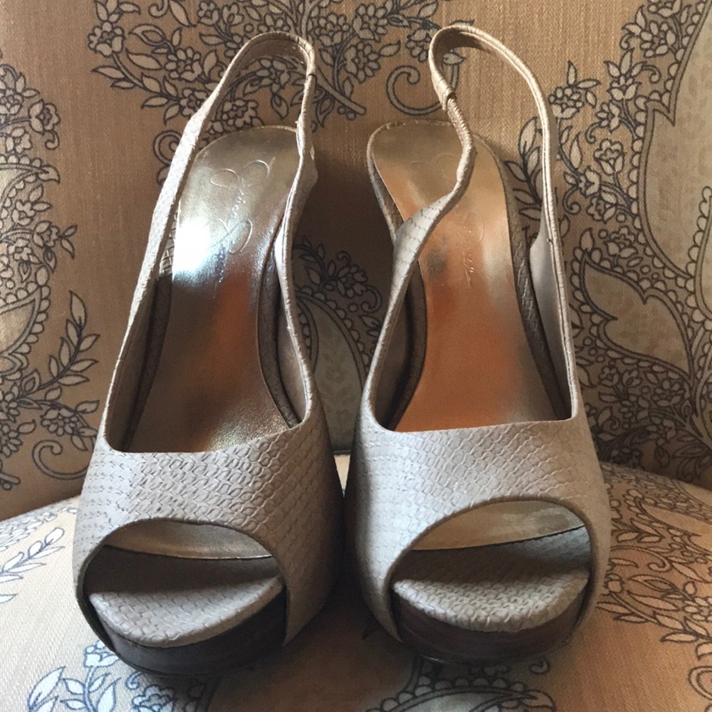Open Toed Jessica Simpson Heels